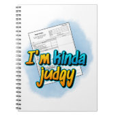 I'm Kinda Judgy Spiral Notebook ノートブック (正面)