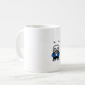 Im Lazyと私はそれを知っているSans Skeleton Sans Sku コーヒーマグカップ (正面左)