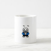 Im Lazyと私はそれを知っているSans Skeleton Sans Sku コーヒーマグカップ (中央)