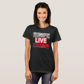 Im Livestreaming Online Streaming Gaming Channel S Tシャツ (正面フル)