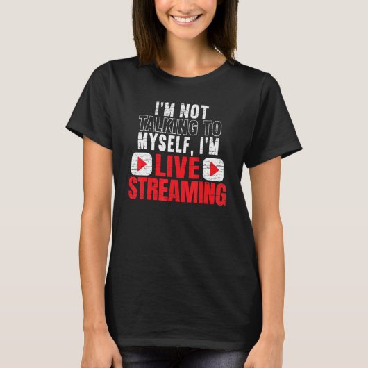 Im Livestreaming Online Streaming Gaming Channel S Tシャツ (正面)