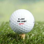 I'm Lost Again Golf Balls - Funny Personalized ゴルフボール (インサイチュ 木)