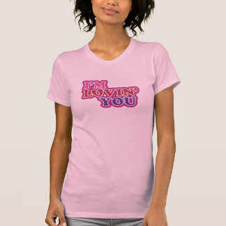 I'm Lovin' Youヴィンテージスタイルの女性のTシャツ Tシャツ