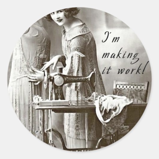 I'm Make it's Work ラウンドシール (正面)