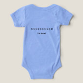 I'm making presents just for you! baby one piece (デザイン裏面)