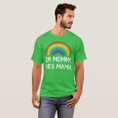 Im Mama Shes Mommy Lesbian Mom Gift Gay Pride LGBT Tシャツ (正面フル)