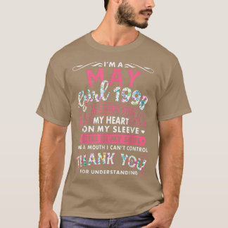 I'm May Girl 1998 Funny 24th Birthday Gift 24 Year Tシャツ