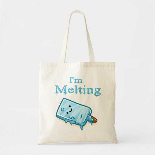 I'm Melting – Cute Popsicle Pun トートバッグ (正面)