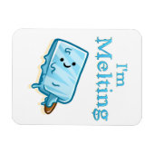 I'm Melting – Cute Popsicle Pun マグネット (横)