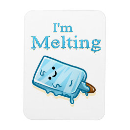I'm Melting – Cute Popsicle Pun マグネット