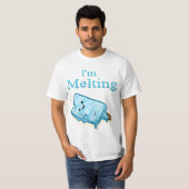 I'm Melting – Cute Popsicle Pun Tシャツ (正面フル)