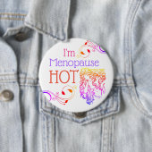 I'm menopause hot button 缶バッジ (インサイチュ)