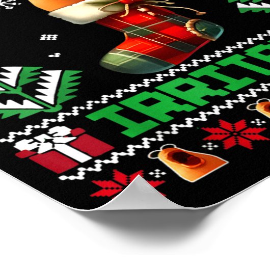 I'm Mildly Irritated Marcus The Worm Christmas Fun ポスター (角)