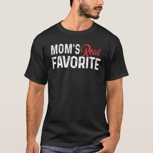 I'm Mom's Favorite Child Print Favorite Kid Siblin Tシャツ (正面)