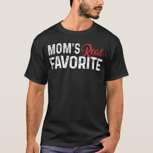 Im Moms Favorite Child Print Favorite Kid Sibling  Tシャツ (正面)