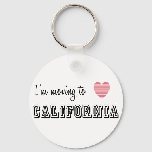 I'm Moving To California キーホルダー (正面)
