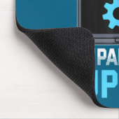 I'm My Family's Unpaid Tech Suprt Funny Computer E マウスパッド (コーナー)