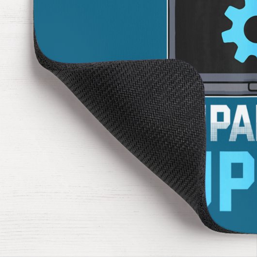 I'm My Family's Unpaid Tech Suprt Funny Computer E マウスパッド (コーナー)