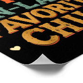 I'm My Mother In Law Favorite Child Funny Humor  ポスター (角)