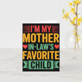 I'm My Mother In Law's Favorite Child  カード (黄色い花)