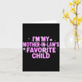 I'm My Mother In Law's Favorite Child  カード (黄色い花)