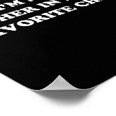 I'm My Mother In Laws Favorite Child Daughter And  ポスター (角)