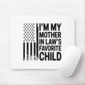 I'm My Mother In Law's Favorite Child Flag Funny M マウスパッド (マウス)