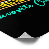 I'm My Mother In Laws Favorite Child Funny Men Wom ポスター (角)