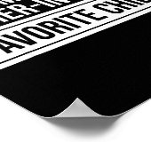 I'm My Mother In Law's Favorite Child Funny Mother ポスター (角)