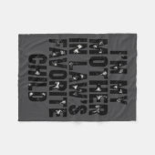 I'm My Mother In Law's Favorite Child Funny Parent フリースブランケット (正面(横))