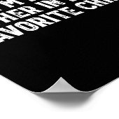 I'm My Mother In Laws Favorite Child Funny Parent  ポスター (角)