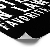 I'm My Mother In Law's Favorite Child Funny Parent ポスター (角)