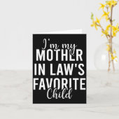 I'm My Mother In Law's Favorite Child, Funny Son I カード (黄色い花)
