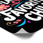 Im My Mother In Laws Favorite Child Parent Funny F ポスター (角)