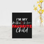 I'm My Mother In Law's Favorite Child Retro  カード (黄色い花)