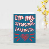 I'm My Snsors Favorite Funny Quote Tank Top カード (黄色い花)