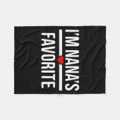 I'm Nana's Favorite  フリースブランケット (正面(横))