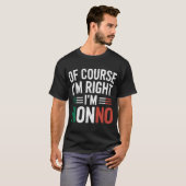 I'M Nonno Italian Grandpa Nonno Grandfather  Tシャツ (正面フル)