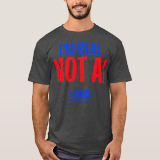 IM NOT 実在 AI HARRISWALZ 2024 Tシャツ
