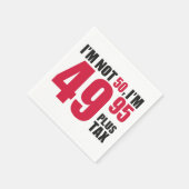 Im Not 50 Im 49.95プラス税 スタンダードカクテルナプキン (角)