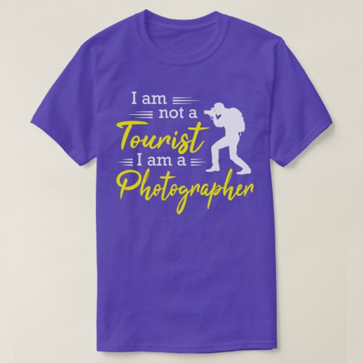 Im Not A観光客Im A Photographer (4) Tシャツ (デザイン正面)