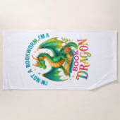 I'm Not A Bookworm....  ビーチタオル (正面)