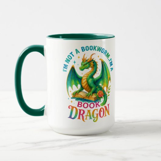 I'm Not A Bookworm....  マグカップ (左)