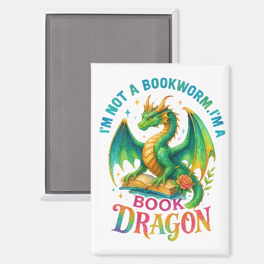 I'm Not A Bookworm....  マグネット (正面/裏面)