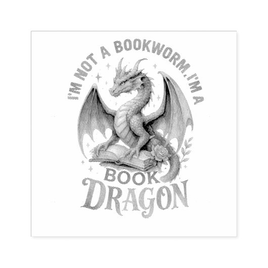 I'm Not A Bookworm.... ラバースタンプ (インプリント)