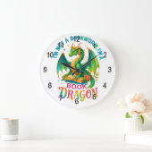 I'm Not A Bookworm....  ラージ壁時計 (ホーム)