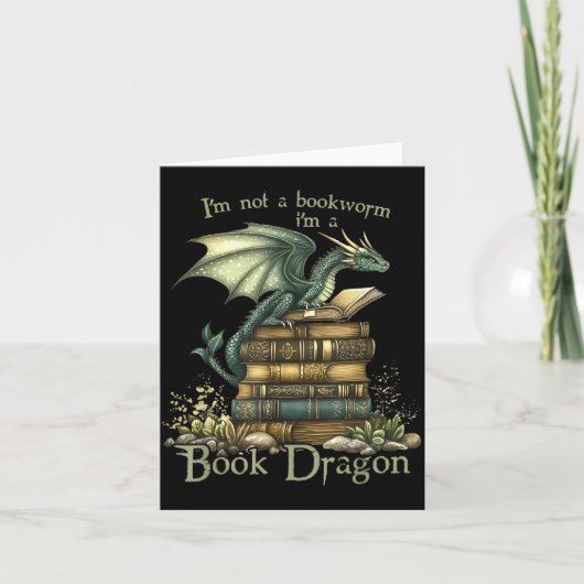 I'm Not A Bookworm I'm A Book Dragon  カード (正面)