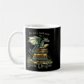 I'm Not A Bookworm I'm A Book Dragon  コーヒーマグカップ (左)