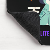 I'm not a bookworm i'm a literary rascal frog  マウスパッド (コーナー)