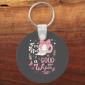 I'm Not A Good Wiper Saying Funny Inappropriate Me キーホルダー (正面)